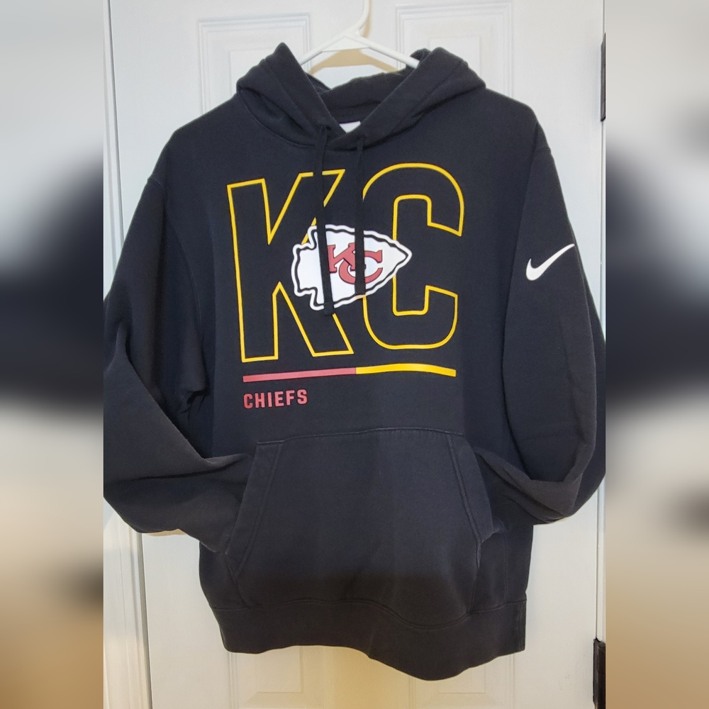 Nike Kansas City KC Chiefs Hoodie - Black Mens M